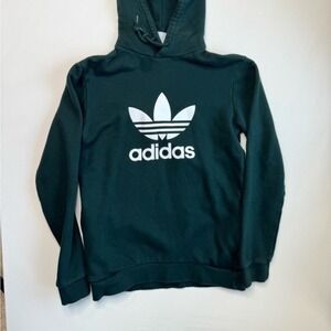 Adidas Men's Trefoil Green Hoodie